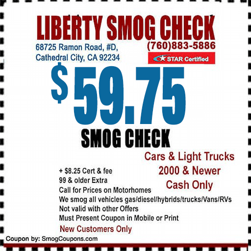 Liberty Smog Check smog check coupon